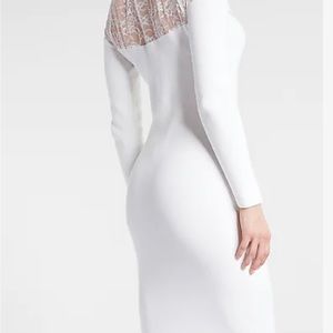 Express white lace dress size XS